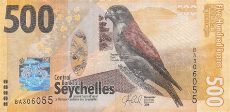 500 Seychelles Rupees Banknote Exchange Yours For Cash Today