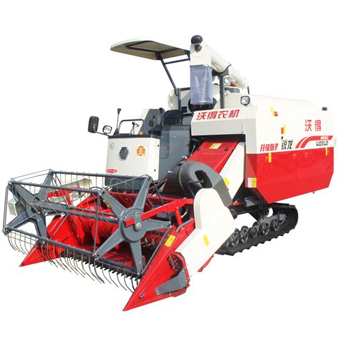 Fmworld All Feed Combine Harvester All Terrain Grain Paddy Cutting