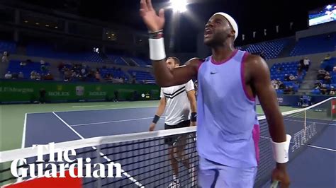 Frances Tiafoe Launches Expletive Filled Rant At Umpire After Shanghai