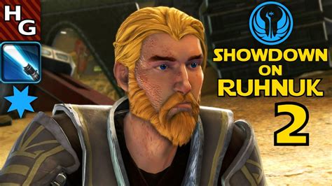 SWTOR Showdown On Ruhnuk Part 2 Jedi Knight LS Male YouTube