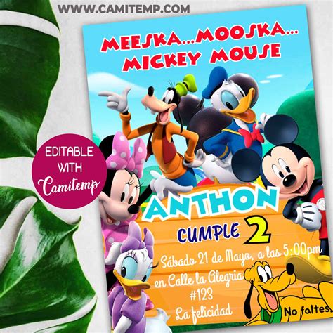 Mickey Mouse Y Sus Amigos Png Ppgbbe Intranet Biologia Ufrj Br