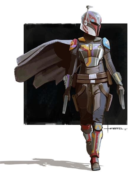 Female Mandalorian Fan Art Dierdre Laney