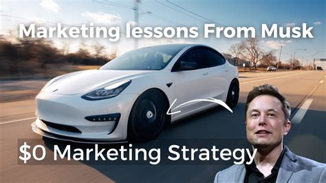 Teslas 0 Marketing Strategy Explained Elon Musk Tesla