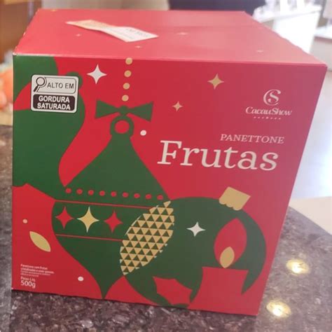 Panettone Frutas Cacau Show 500g Shopee Brasil