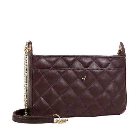 Hidesign Women Burgundy Genuine Leather Sling Bag Jiomart