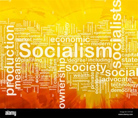 Word Cloud Concept Illustration Of Socialism Economy International