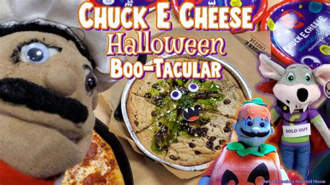 Chuck E Cheese Halloween Boo Tacular Event 2023 Pumpkin Pizza