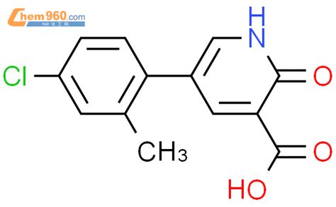 1261932 63 1 5 4 Chloro 2 Methylphenyl 2 Oxo 1H Pyridine 3 Carboxylic