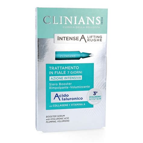 Clinians Intense A Lifting Rughe Serum Hyalurons Ure Tage Behandlun