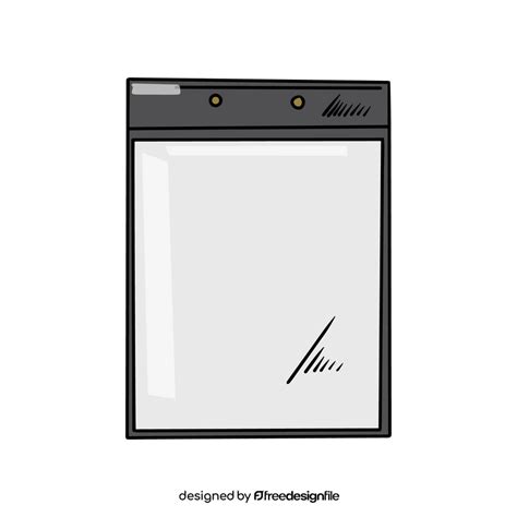 Clipboard notebook with paper clipart free download