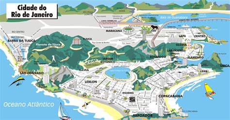 Mapas Do Rio De Janeiro Rj Mapasblog