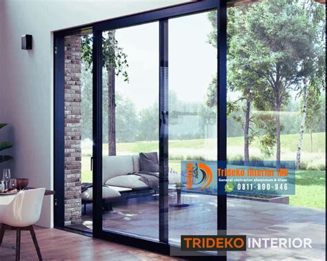 harga pintu aluminium terbaik desember   trideko