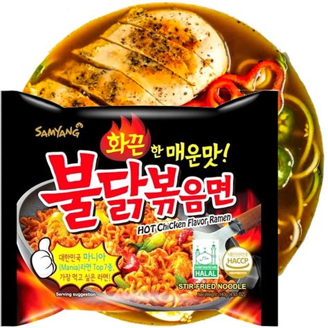 Korea Ski B Yskawiczny Makaron Instant Ramen Ostry Kurczak G Samyang