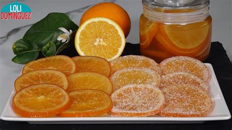 NARANJAS CONFITADAS ESCARCHADAS Y EN ALMÍBAR RECETA MUY FÁCIL Loli