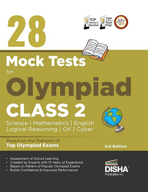 28 Mock Test Series For Olympiads Class 2 Science Mathematics English