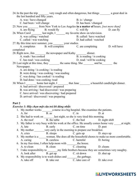 G12 Unit 1 Worksheet Live Worksheets