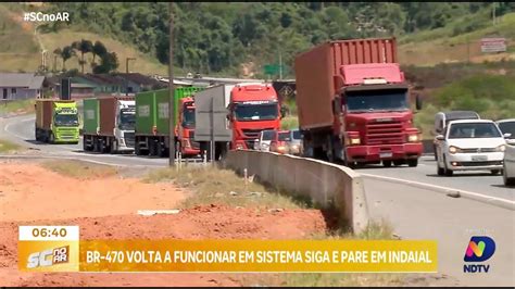 BR 470 em Rio do Sul fica interditada rodovia em Indaial funcionará em