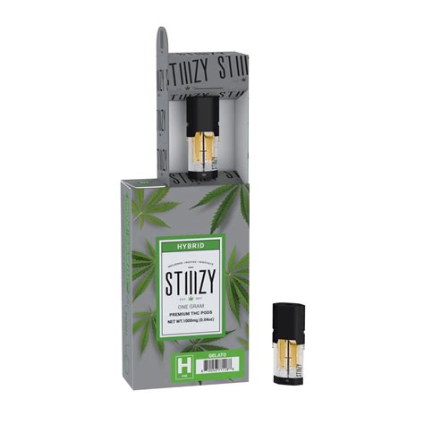 Stiiizy Hybrid Premium Thc Pods One Gram Og Kush 1000 Mg Gelato Geezz