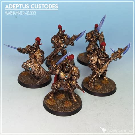 Warhammer 40,000 Adeptus Custodes - Scarhandpainting.com