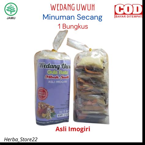 Wedang Uwuh Gula Batu Mbah Sudi Asli Imogiri Isi Bungkus Sachet