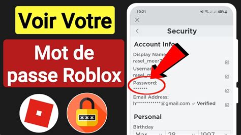 Comment Trouver Votre Mot De Passe Roblox Voir Le Mot De Passe De