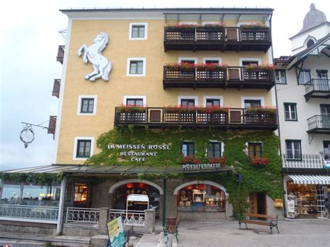 R Sslterrasse Romantik Hotel Im Weissen R Ssl Sankt Wolfgang Im