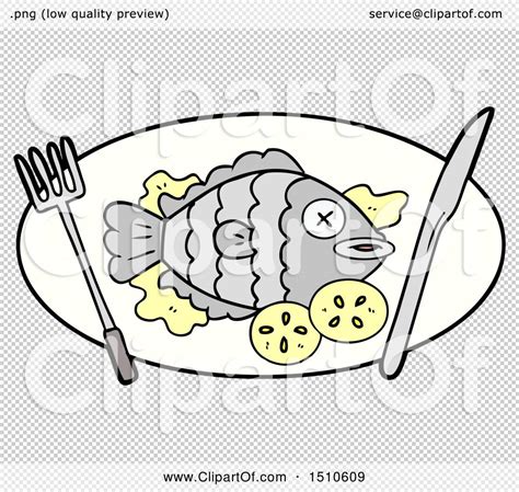 Cooked Fish Cartoon by lineartestpilot #1510609