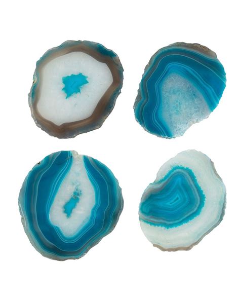 Agate Coasters | Set of 4-5" Diameter