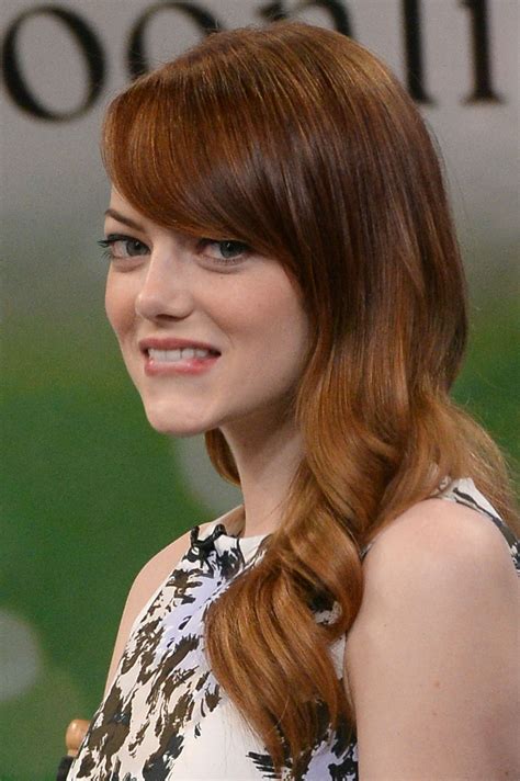 Emma Stone At Good Morning America In New York City July 2014