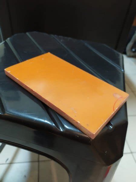 Jual Bakelite 5mm 65x8cm Ebonit Pertinax Orange Sheet Lembaran Di