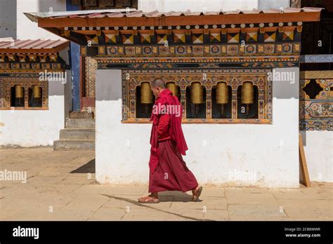 Bhutan Wangdue Phodrang District Gangtey Monastery Aka Gangtey Goenpa