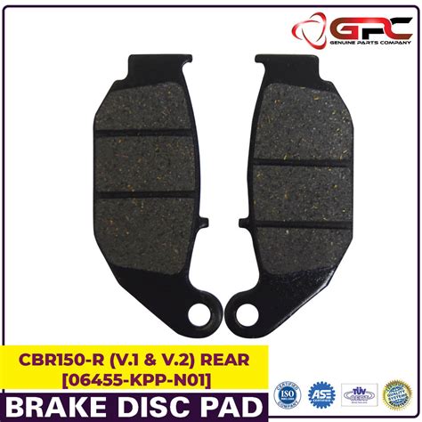 Gpc Honda Cbr R V V Rear Brake Disc Pad Set Kpp N