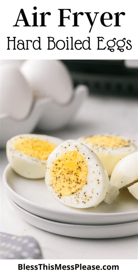 Hard Boiled Eggs In The Air Fryer — Bless This Mess