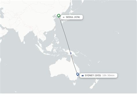 Direct Non Stop Flights From Seoul To Sydney Schedules