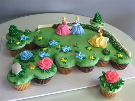 A Disney Princess Cupcake For A Sweet Little Girls Birthday Party