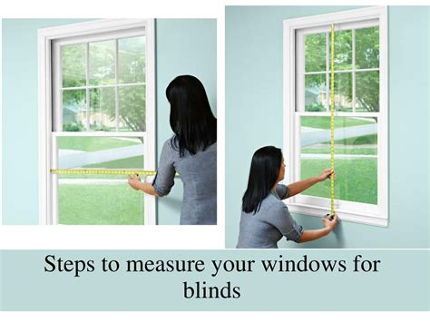 PPT - Steps to measure your windows for blinds PowerPoint Presentation