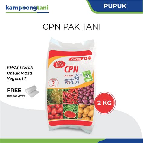 Jual Pupuk CPN KNO3 Merah Pak Tani 2 Kg Pupuk Kalium Nitrat Fase