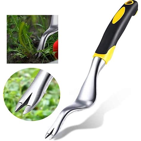 Hand Weeder Tool with Ergonomic Handle, Casewin Stainless Manual Garden ...