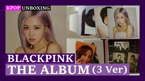 Unboxing Blackpink The Album Ver St Full Album Kpop