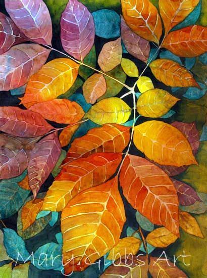 Golden Autumn Leaves Painting Tutorial Great Diy Seasonal Idea