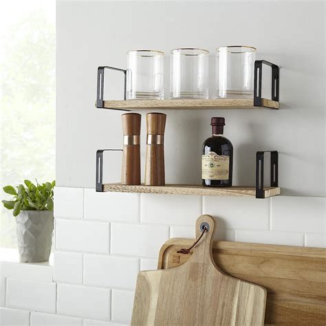 Buy Olarhike Bathroom Floating Shelves Wall Mounted Shelves For Storage Solid Wood Shelf For