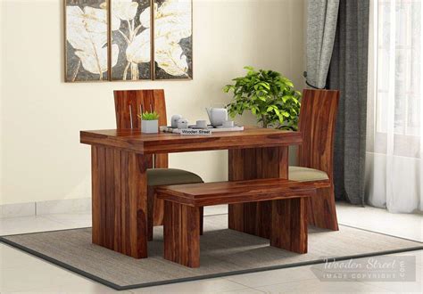 Ramdoot Furniture Wooden Dining Table Seater Four Seater Dinning