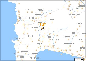 Tuy (Philippines) map - nona.net