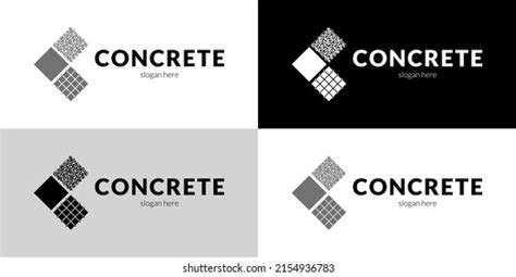 Premium Concrete Logo Vector Illustration Stock Vector (Royalty Free ...