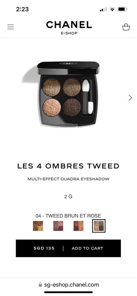 Chanel Tweed Eyeshadow Beauty Personal Care Face Makeup On Carousell