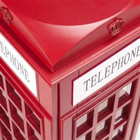 Sei Furniture Phone Booth Storage Cabinet In Red