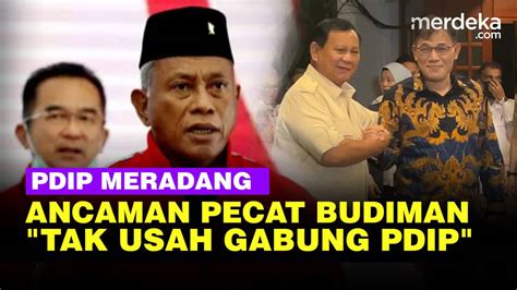 Budiman Sudjatmiko Temui Prabowo Tegaskan Tak Gentar Dipanggil PDIP