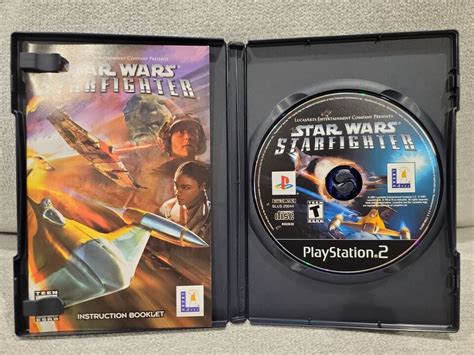 Star Wars Starfighter Playstation Game Ps Game Complete Cib