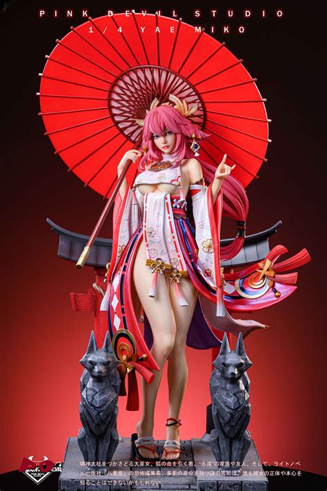 Scale Yae Miko Genshin Impact Resin Statue Pd Studio Pre Order