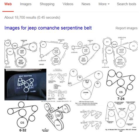 Serpentine Belt Diagram Mj Tech Modification And Repairs Comanche Club Forums